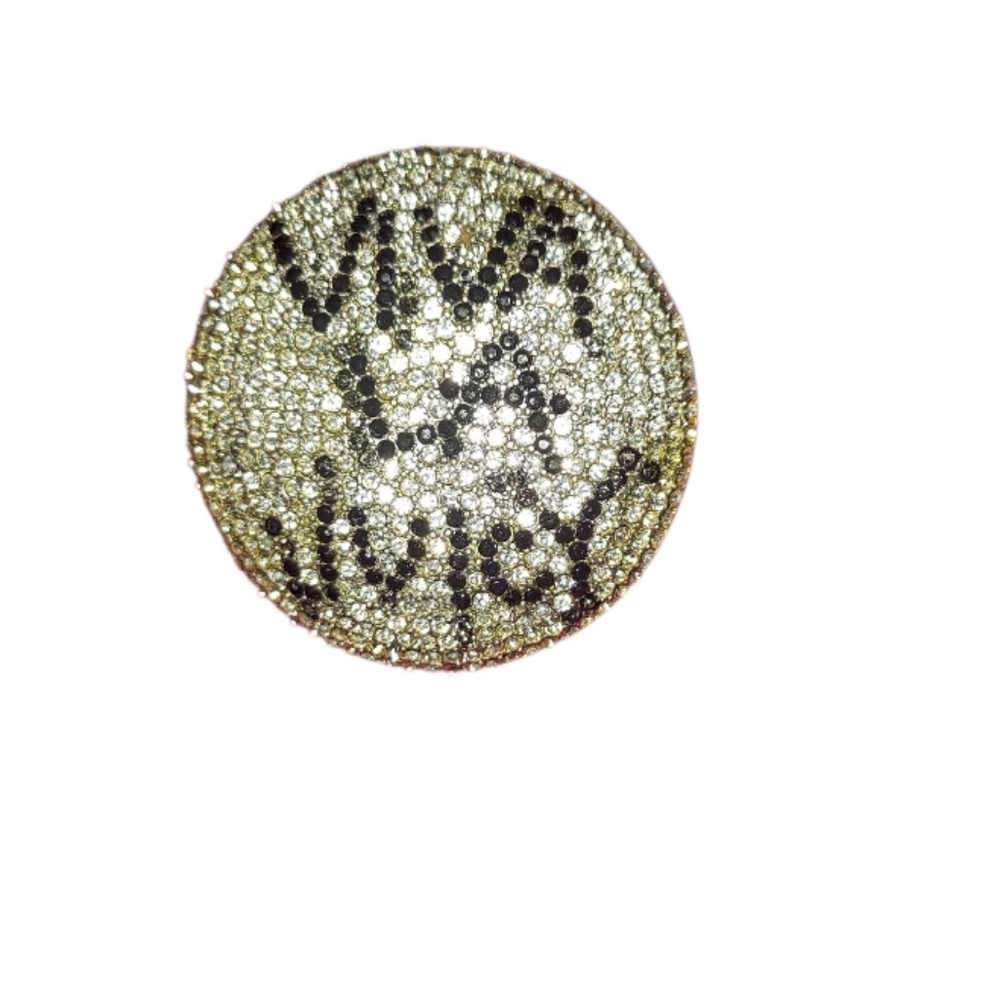 Vintage Viva La Juicy Rhinestone Brooch